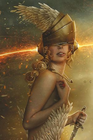 Sci-Fi / Steampunk | Celestial Warrior Leah by Carlos Quevedo