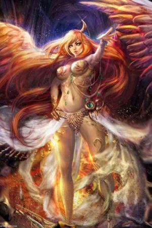 Illustration | Angel of Destruction by Sangrde