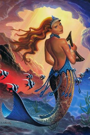 Mermaids | Sea Queen's Harp by Alan Gutierrez