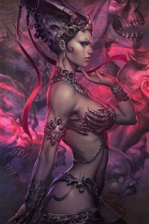 Illustration | Queen of the Dead Art by Artgerm  (Stanl...