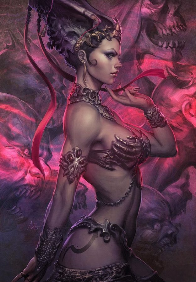 Queen of the Dead Art by Artgerm  (Stanley Lau)