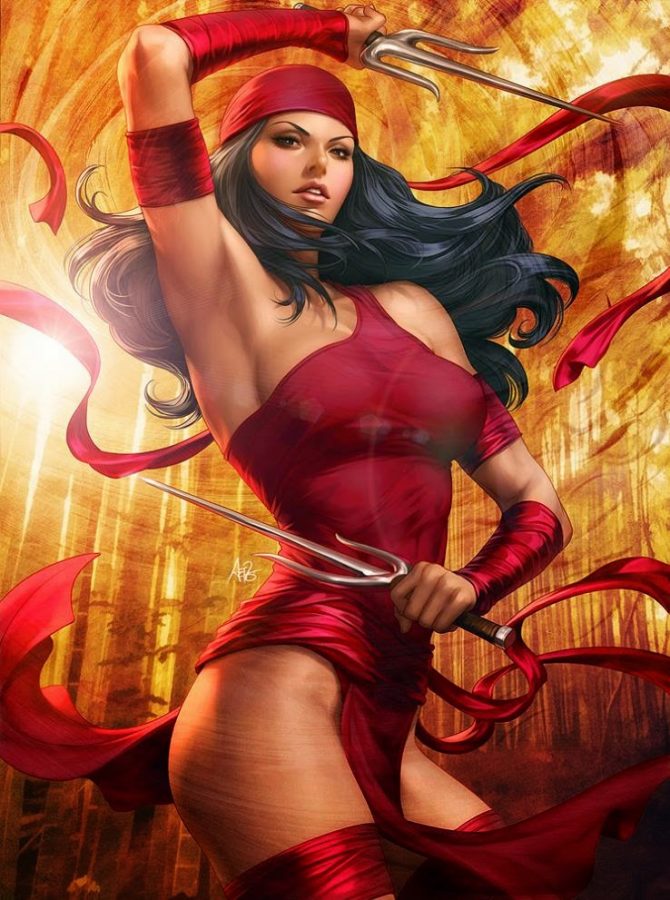 Elektra by Stanley Lau (aka Artgerm)