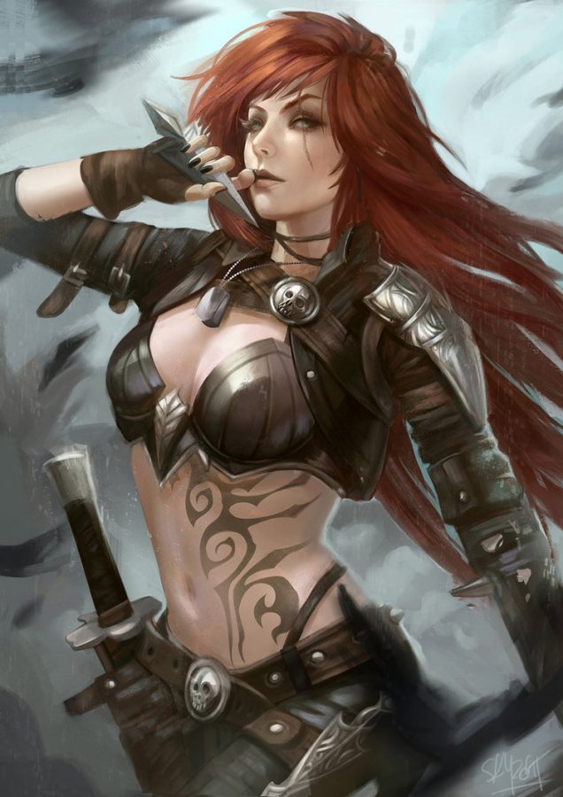 Katarina the Sinister Blade by Skyzocat