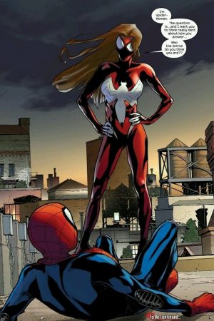 Spider woman action by Jim Lee