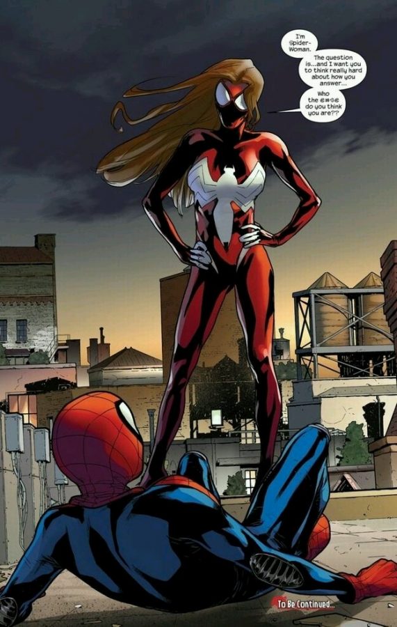 Spider woman action by Jim Lee