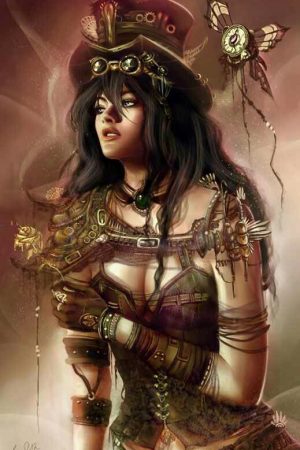 Fantasy Sexy Art | Steampunk Lady by Jennyeight