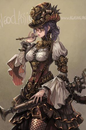 Sci-Fi / Steampunk | Neoclassic: Steampunk Ajumma