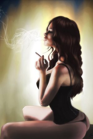 Illustration | Smokin' - by Saint Genesis