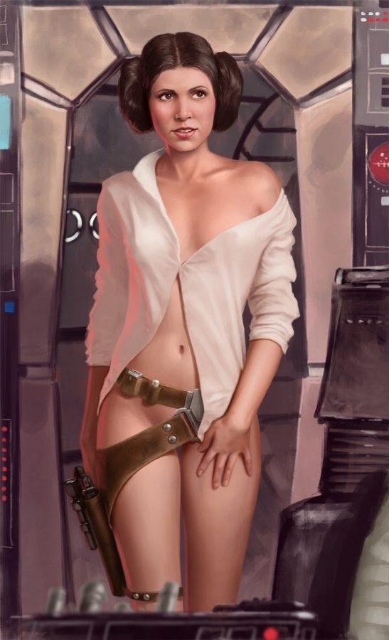 Princess Leia says Hi’ by Jedi-Art-Trick