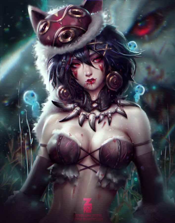 Princess Mononoke by ZeroNis