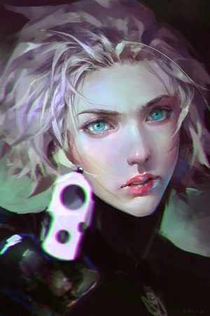 Illustration | Alita. E by Yanjun Cheng