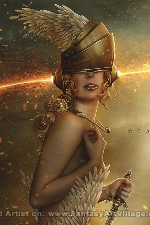 Sci-Fi / Steampunk | Carlos Quevedo - Celestial Warrior Leah