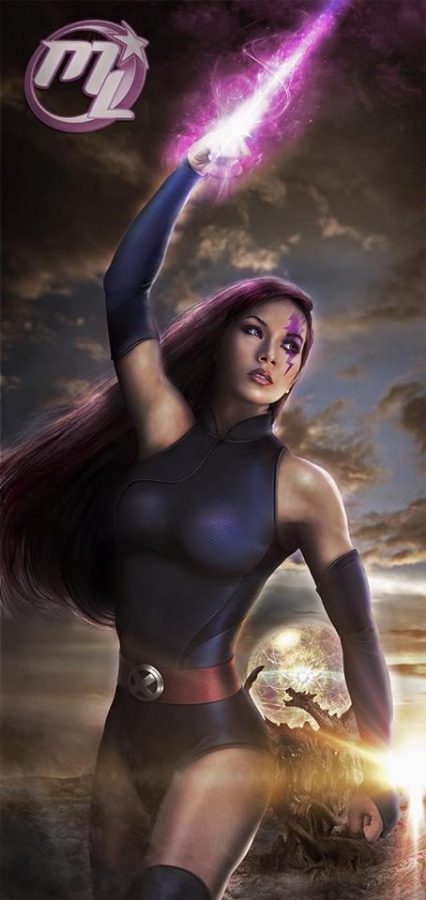 Psylocke from X-Men by Mary Lauviah