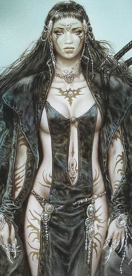 The Daughter of the Moon by Luis Royo