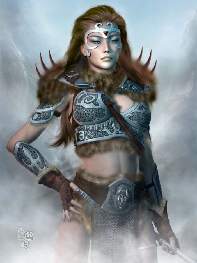 Daughters of Skyrim: The Warrior by Erulian