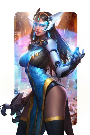 Sci-Fi / Steampunk | Symmetra : Overwatch Fanart by Neoartcor...