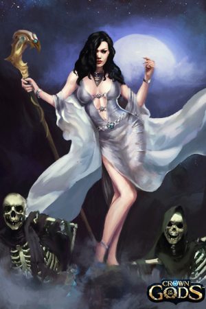 Naera the Stonehearted, Goddess of the Dead by Jackie Felix