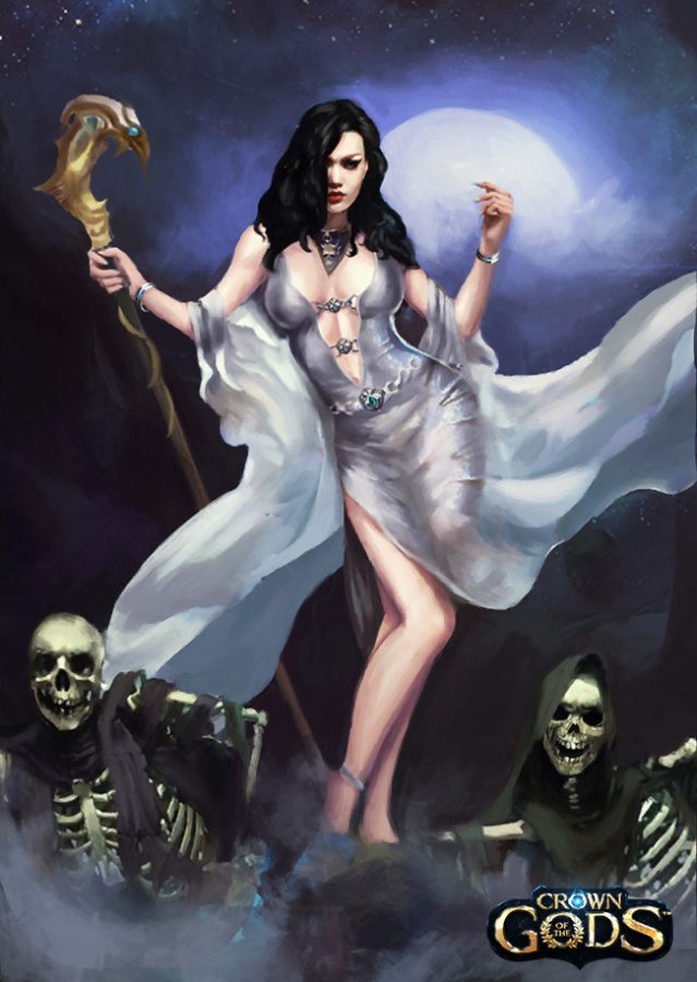 Naera the Stonehearted, Goddess of the Dead by Jackie Felix