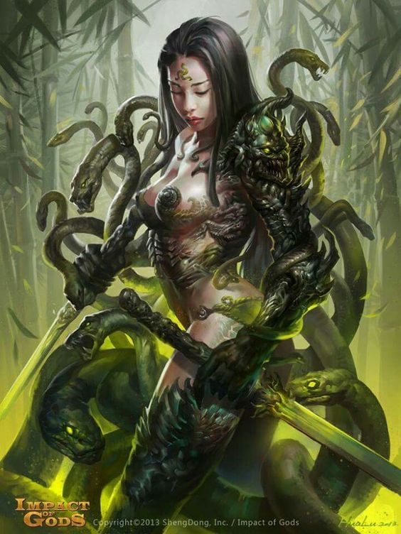Snake girl by Hua Lu