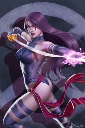 Hero / Villain | Psylocke by Iury Padilha