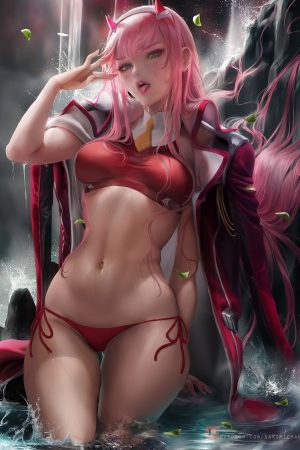 Zero Two (Darling in the Franxx) by Sakimi Chan