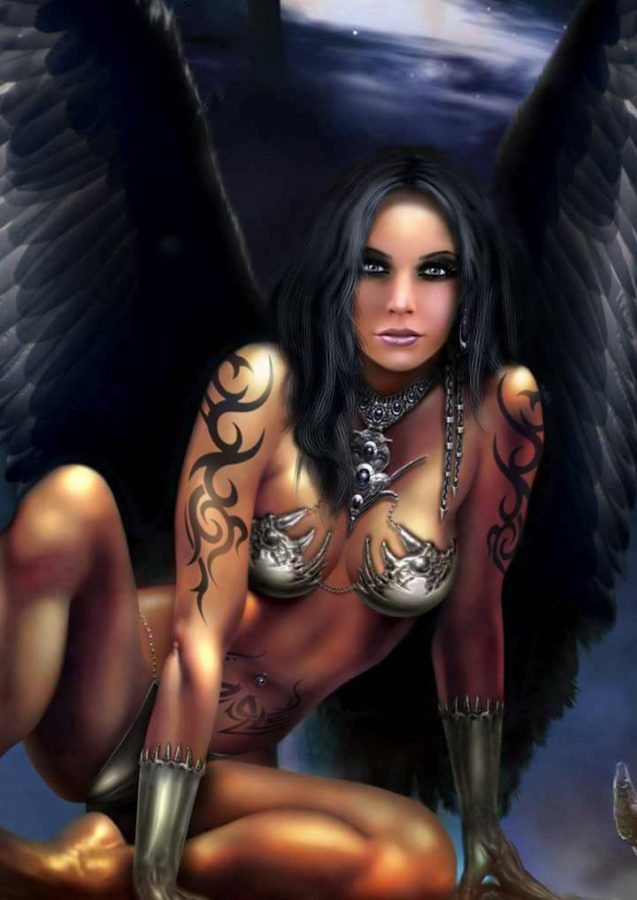 Dark Angel Detail by  SSNake