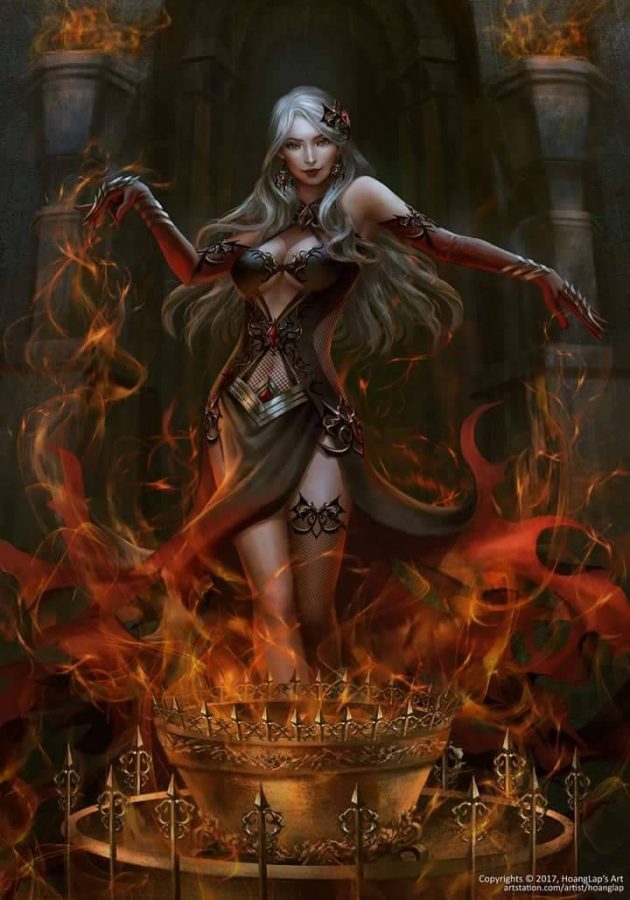 Flame Summoner Darci by Hoang Lap – (Solan)