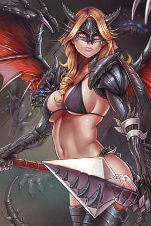 Fantasy Sexy Art | Dragon Girl by Yinan Cui