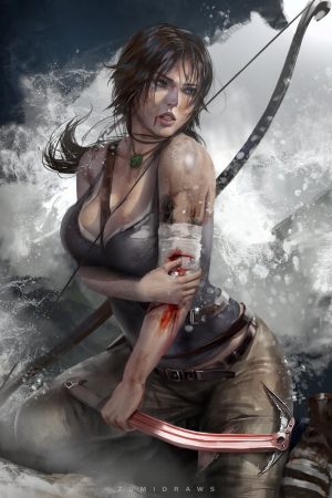 Lara Croft by Zumi Draws