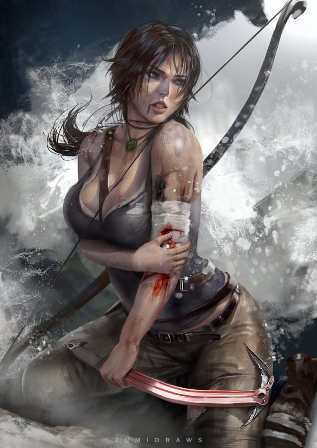Lara Croft by Zumi Draws