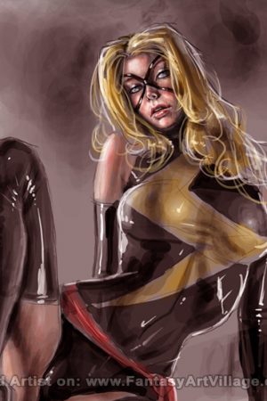 Artwork by Raffaele Marinetti – Ms Marvel