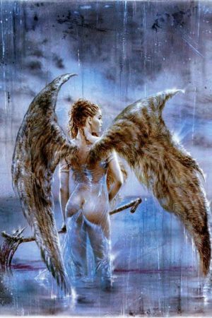 Illustration | Fallen Angel IV by Luis Royo