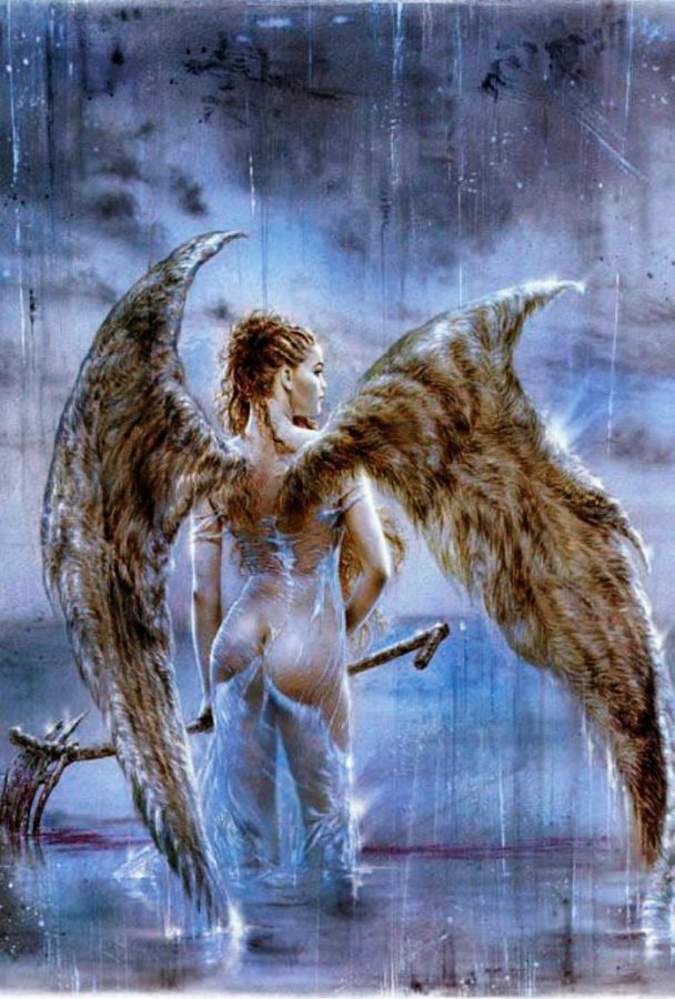 Fallen Angel IV by Luis Royo