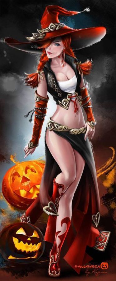 Halloween Witch by Kajenna