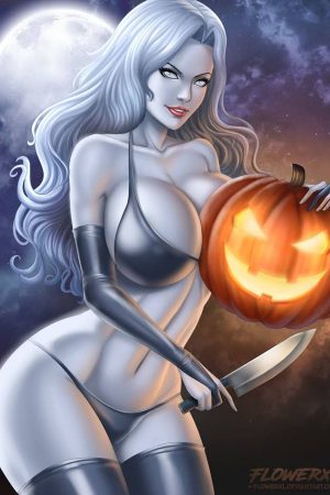 Lady death – Halloween by Flowerxl