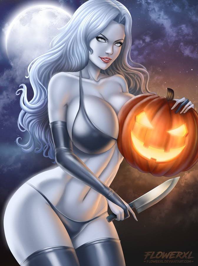 Lady death – Halloween by Flowerxl