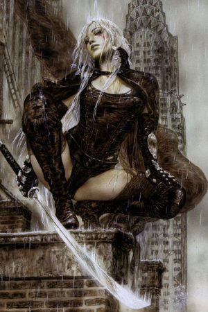 Tears Over New York by Luis Royo