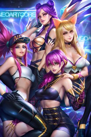 Ahri Akali Evelynn Kai’sa By NeoArtCorE