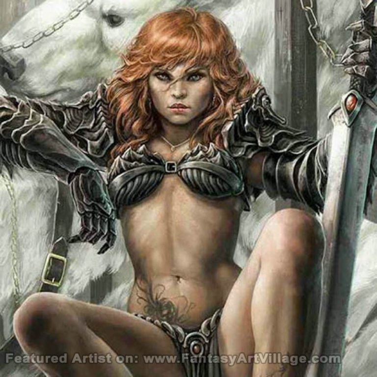 Redhead Warrior by Miguel Regodon Harkness