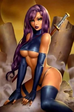 Thick Psylocke by Deacon Black