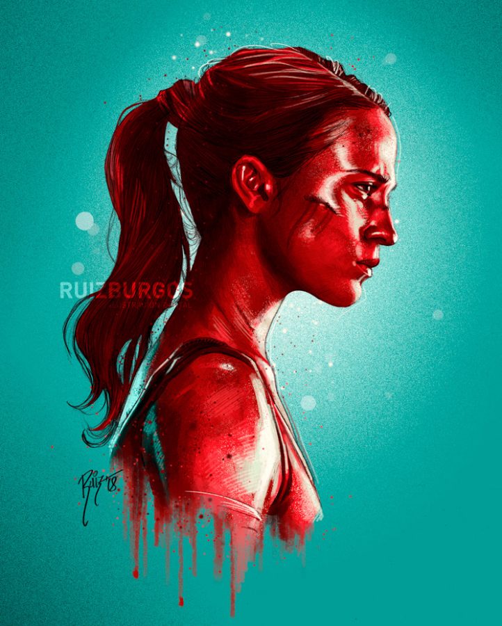 Tomb Raider portrait by RUIZBURGOS