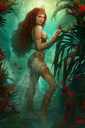 Cryptids Art | Goddess of the Oasis by Kerem Beyit