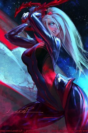 Dark Samus’ zero suit by LeraPi