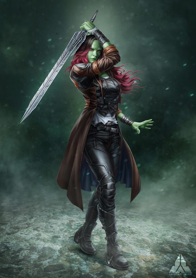 Avengers Infinity War Gamora by Jaynorn Lin