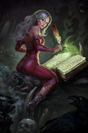 Grimoire writer Eirene by #Igor_Grechanyi