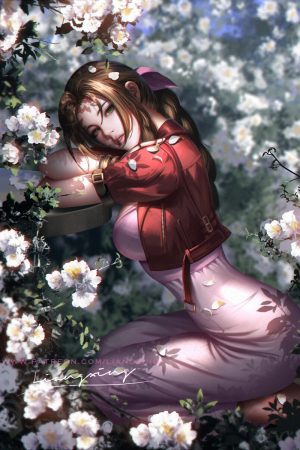 Illustration | Aerith by Liang Xing