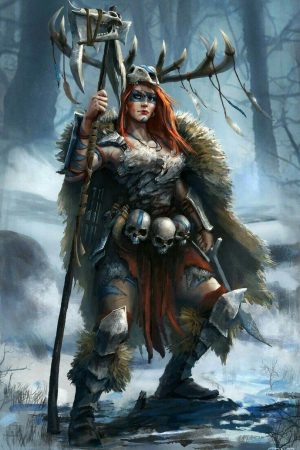 Female warrior by Conor Burke