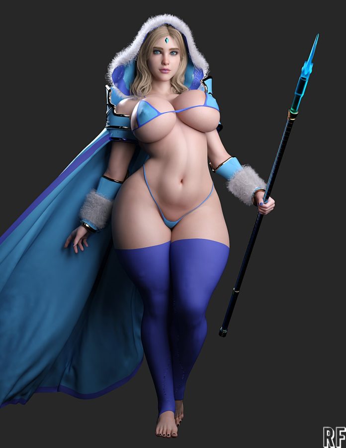 Crystal Maiden (Dota 2) by Rude Frog.