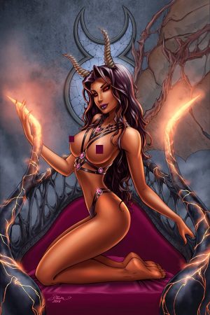 Fantasy Sexy Art | Hellwitch by Dawn McTeigue