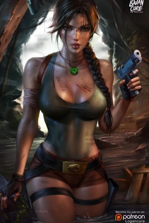 Fantasy Sexy Art | Lara Croft (Tomb Raider) by Logancure